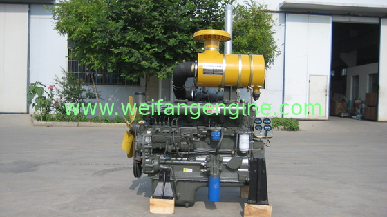 1500rpm Weifang diesel engine R6105IZLD for prime power 100KW /125KVA diesel generator in optional color