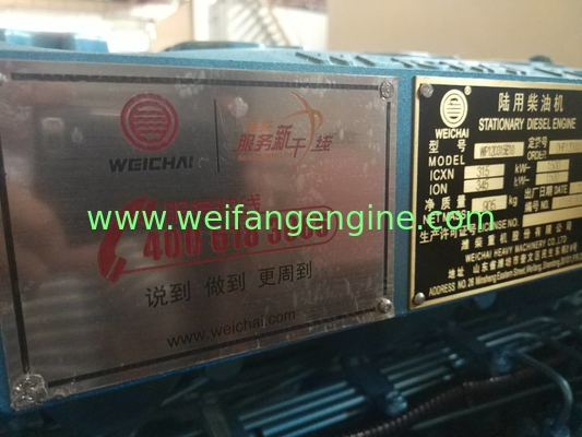 Weichai 250KW 312.5KVA Diesel Generating Set Powered By Weichai Engine WP12D317E200