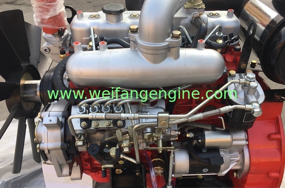4JB1-TG2 Diesel Engine Prime Power 65KW Fire Fighting Pump Red 3000rpm