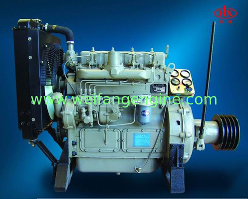 Water Cooled Weifang Diesel Engine With Clutch For The Power Of The Straw Grinder  ZH4100P